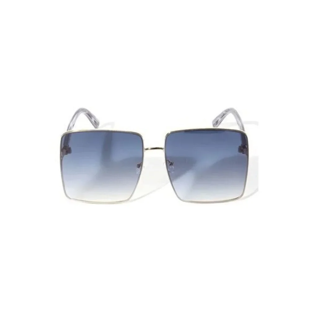 Your Next Babe Square Frame‎ Oversized Sunglasses Black
